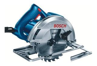 Sierra Circular Bosch Gks 150 1500w 7-1/4 PuLG. 127v 6000 Rpm Corte 64 Mm Con 2 Discos Guía Paralela Y Adaptador De Polvo (06016b30g1) Azul