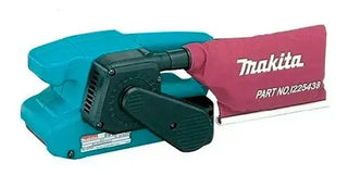 Lijadora De Banda Makita 9911 Profesional 650w 120v 3x18puLG Turquesa