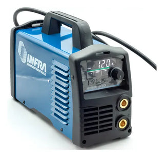 Soldadora Inversora Infra Arctron 160 Pantalla Lcd 127v Azul Azul