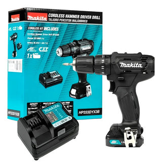 Taladro Rotomartillo Makita Hp333dyx3b Bat Y Cargador Negro Negro