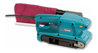 Lijadora De Banda Makita 9911 Profesional 650w 120v 3x18puLG Turquesa