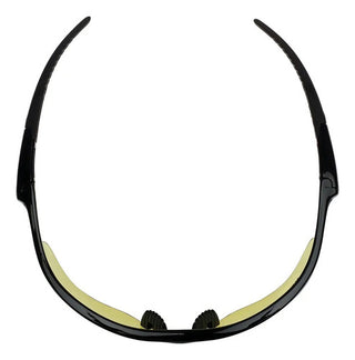 Lentes De Seguridad Nemesis V30 Ámbar Negro Protección Uv Para Adultos