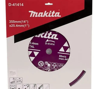 Disco Diamante Seg.14 Corte Metal 3mm Grosor Makita D41414 Color Azul Turquesa