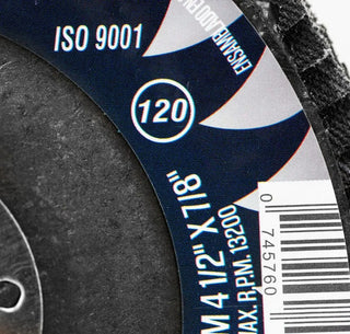 Disco De Lija Grano 120 Tipo 29 4 1/2 X 7/8 (paq. 20 Pz) Azul