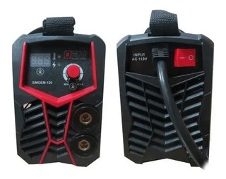 Mini Soldadora Inversora Portátil Oem 120a Color Negro