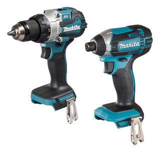 Combo Rotomartillo Inalambrico 1/2 + Atornillador Impacto 1/4 Dlx2523st Makita Color Turquesa Frecuencia 50