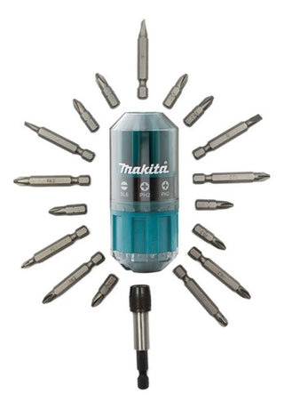 Juego De Puntas Y Mango Makita  (18 Piezas) B-43000
