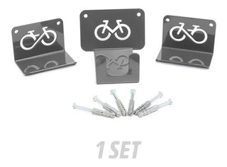 Rack Para Bicicletas Soporte Bicicleta De Pared Gris