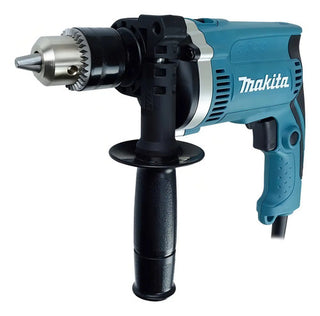 Taladro Percutor Atornillador Eléctrico De 13mm Makita Hp1630 710w + Accesorio Con Caja De Cartón Turquesa