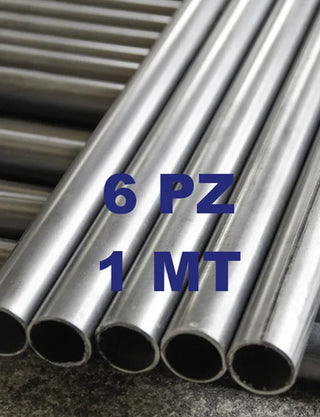 Tubo Ornamental Calibre 18 Acero Inoxidable 1/2 Pulgada