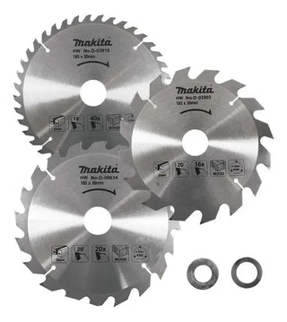 Sierra Circular 7-1/4 3 Pc.16,20,40th Makita D-44769 Gris