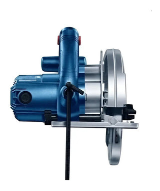 Sierra Circular Bosch Gks 150 1500w 7-1/4 PuLG. 127v 6000 Rpm Corte 64 Mm Con 2 Discos Guía Paralela Y Adaptador De Polvo (06016b30g1) Azul