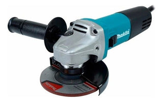 Esmeriladora Makita 9557hpg + 10 Discos Corte Sudarshan Prem Turquesa Y Negro 60 Hz
