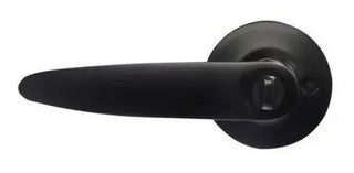Cerradura Manija Negra Puerta Recamara / Principal 6676 Negro