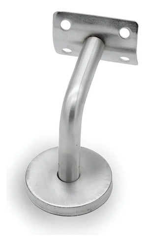Juego De Soportes Para Pasamanos Barandal Acero Inoxidable Plateado