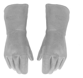 Guantes Soldador 14  De Carnaza Para Trabajo Herrero Lincoln