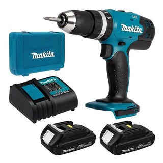 Rotomartillo Atornillador Inalambrico Dhp453sye Makita 1/2 Turquesa
