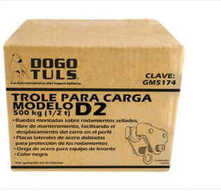 Trole Para Carga 500kg Negro Modelo D2 Dogo Tuls