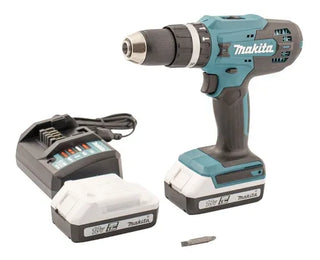 Rotomartillo Atornillador Makita Hp488dwe 18v 2 Bat 1.5 Ah Turquesa