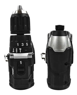 Kit Rotomartillo Inalambrico Y Atornillador Impacto 1/4 Makita Dlx2414x7b Brushless Color Negro