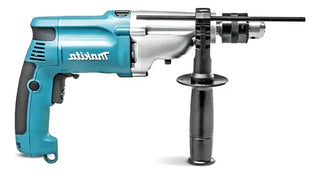Taladro Percutor Eléctrico De 13mm Makita Makita Hp2050h 720w + Accesorio Con Maletín De Transporte Turquesa